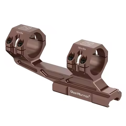 WestHunter Optics Cantilever One Piece Scope Picatinny Mount 30MM Or 34MM Rings CNC Machined Hunting