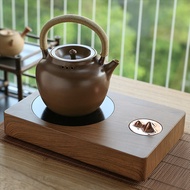 Purple Gold Glaze Pottery Pot White Pottery Lifting Beam Soda Glaze Teapot Charcoal Stove Teapot Ele