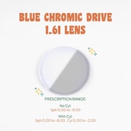 Sunset Eyewear - Lensa Kacamata Blue Chromic Drive Minus / Plus /