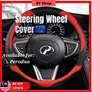 All Models Perodua Axia,Bezza, MYVI, Alza,Aruz,Viva,Kelisa,Car PU Leather Honda Toyota Steering Cove