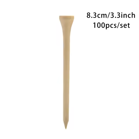 Less Friction 100Pcs 4 Size 83mm 70mm Golf Tees Golf Accessories Golf Training Bamboo Tee