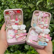(Free carrying bag) Gift box of 12 pink hello kitty hairpins with gift bag makes a meaningful birthd