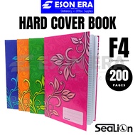 [F4 200P] Sealion Hard Cover Foolscap Book F4 200pages Buku Log Buku Kulit Keras Foolscap Paper
