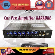 JW HIFI Karaoke Pre Amp Car 3 Band Pre Amplifier Car Audio Equalizer Preamp / Kereta Karaoke Pre Amp