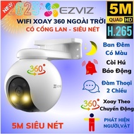 EZVIZ H8 PRO, H8C 360 Rotating Outdoor WIFI Camera, 5MP 3MP 3K SUPER SHARP Night Color - Genuine