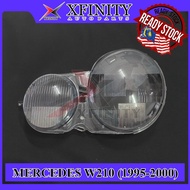 MERCEDES W210 95 96 97 98 99 00 HEADLAMP COVER / HEADLIGHT COVER / HEADLAMP LENS / HEADLIGHT LENS