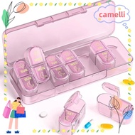 CAMELLI Pill Organizer, 2 Times a Day Medicine Organizer Medicine Box,  7 Days Am & Pm Moisture-proo