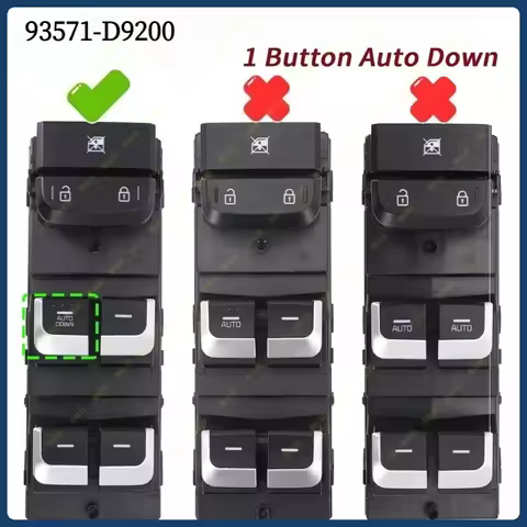 93571-D9000 93571-D9200 93571-D9050 For Kia Sportage 2017-21 Master Left Hand Driver Electric Power 