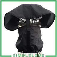 [Simple] Golf Bag Rain Hood Golf Bag Rain Protection Cover Waterproof Oxford Cloth, Sun Protection Men Women Black Golf Bag Rain Cover