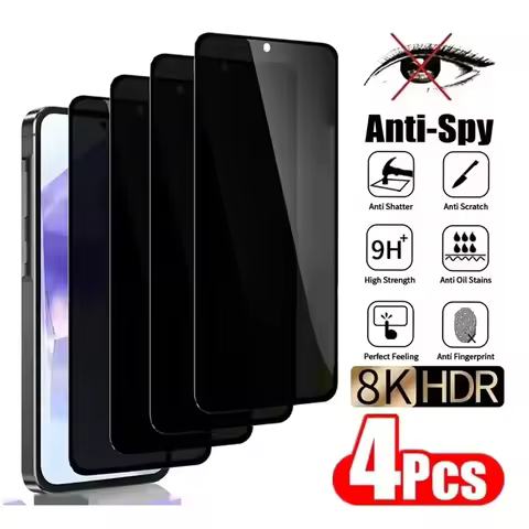 1-4PCS Privacy Screen Protector For Samsung A56 5G A16 A17 A07 A55 A54 A36 A35 A25 A26 A15 S23 S24 F