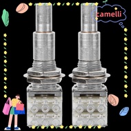 CAMELLI 2PCS Bass Guitar Potentiometer, Multicolor Mini Size Concentric Potentiometer, Premium B50K 