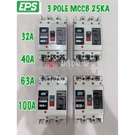 EPS 3 POLE 25KA MCCB 32A / 40A / 63A / 100A