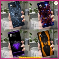 Sharp Aquos Sense 7 Sense7 Plus (7+)/ Sense8 8 black flexible case with technology and gaming prints