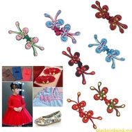 BLACK Chinese Tang Shirt Button Butterfly Shape Cheongsam Fastener Button DIY Crafts