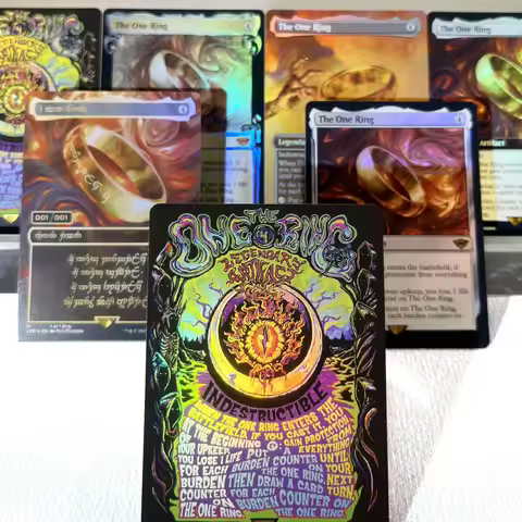 LTR LTC FOIL3/001 Tcg The One Ring Proxy Cards Dawn of a New Age Orcish Bowmasters Shadow of the Ene