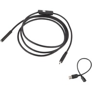USB Snake Inspection Camera USB Borescope Scope Camera with 6 LED Lights for Phone for Piece