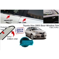 Toyota Vios 2003 Door Panel Chrome Stick. * READY STOCK *