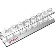 Pemisah Rak Manik Magnetik Dna Pemisah Magnetik Aluminium Pemurnian Dna Rna Menampung 8 Tabung Eppen