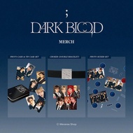 OFFICIAL Enhypen Dark Blood tin case Choker necklace bracelet SEALED WITH PHOTOCARDS