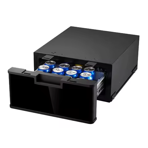 12V 24V DC Compressor Cooling Camp Car Fridges 23L Drawer Freezer With 3 Dividers