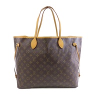 LOUIS VUITTON Monogram Neverfull GM金扣手挽袋啡色