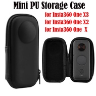 Mini PU Storage Case for Insta360 X3 Stand-alone Package Protective Box Insta360 One X2 X Panoramic Cameras Portable Accessories