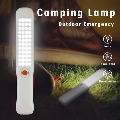 Handheld Emergency Flashlight Tent Light Magnetic Emergency Evacuation Light Rechargeable Outdoor Ca