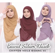 BAWAL SULAM CHIFFON VOILE / BAWAL SULAM KLASIK BIDANG 45