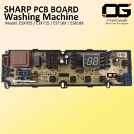 ESX705 / ESX715 / ES718X / ES818X SHARP PCB Board CONTROL BOARD / PCB BOARD washing machine