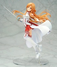 23cm Anime Figure Toys Sword Art Ordinal Yuuki Asuna Titania Fairy Queen PVC Action Figure Toys Collection Model Doll Gift