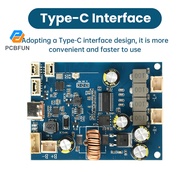 Pcbfun DC 6.6V-8.4V BT Amplifier Board With 2 * 25W Adjustable Tuning And Integrated Charging Type C