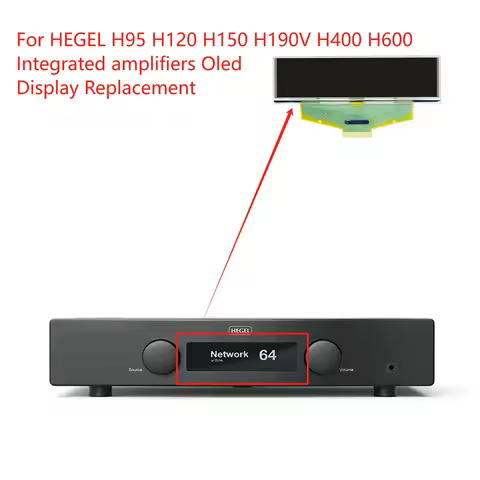 New Oled display Screen For HEGEL H95 H120 H150 H190V H400 H600 Integrated amplifiers replacement