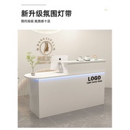 Bar Counter Cashier Counter Front Desk Barber Shop Bar Counter Cashier Counter High-end Simple New S
