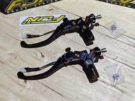 มือครัช FJN 2025 งานCNC BILLET ก้านพับ มือเบรค FJN ซ้าย FJN ของแท้ ใส่ได้ทุกรุ่น หมุดทองทั้งชุด