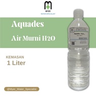 Aquades / Aquadest / Air Murni / Air Suling / H2O / Air Aki 1 Liter