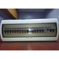 (16 MCB) MAXGUARD DB 21 Way 40A Complete Set With 40A MCB Main Switch