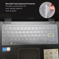 Keyboard Protector For Asus Vivobook Flip 14 Silicone Keyboard Cover Protector