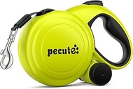 Pecute Retractable Dog Leash with Poo Bag Holder, 10m/32ft Extended dog Leash with 360° Tangle-Free,