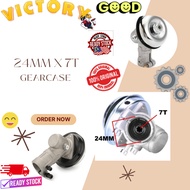 Gear Case Brush Cutter(Japan)Mitsubishi Keyang Kaaz VRS302/TB33/TB43(24MM 7T)Kepala Mesin Rumput