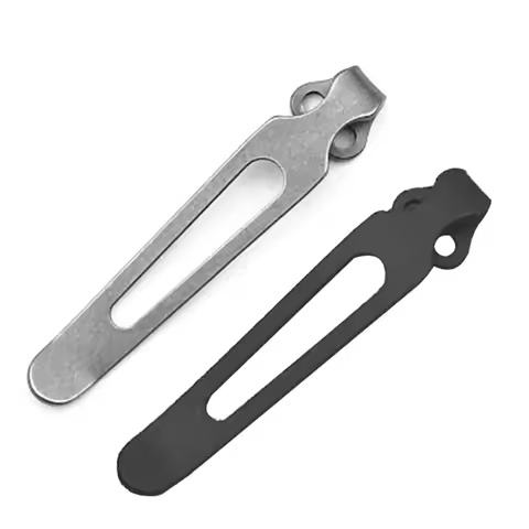 1/2PC Folding Knife Back Clip DIY Pocket Back Clip Titanium Alloy Waist Clamp For Zero Tolerance ZT0