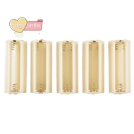 Flashlight Cylindrical 3 x AAA Battery Plastic Holder Box 5Pcs