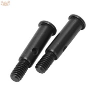 RICHIS 2Pcs/Set RC Front Wheel Axle, 23mm High Strength RC Car Wheel Shaft, Black RC Upgrades Parts 