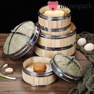 BLAZESPARK Bamboo Steamer Gift Idea For Cooking Bamboo Lid Kitchen Gadget Woven Bamboo Chinese Food 