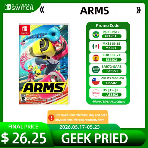 Nintendo Switch Game Deals - ARMS - Action Fighting Games card Physical Cartridge support TV Tableto