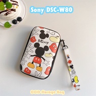 【Ready】For Sony DSC-W80 CCD Camera Storage Bag 10x16.2cm Size Trendy Cartoon Series with Waterproof 