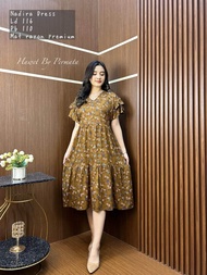 COD | NADIRA DRESS | DASTER WANITA RAYON MOTIF
