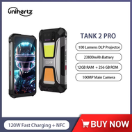 Unihertz Tank 2 PRO 8849 6.79 Inch Rugged Phone with Projector 23800mAh 12GB+512GB 64MP Night Vision