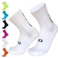 Seedopia Sport GIRO Compression Cycling Socks for Men and Women  Odor-Free Quick Dry and Comfort Fit nylon elastic One size fits 39-45 ถุงเท้าขี่จักรยานแบบบีบอัดสำหรับผู้ชายและผู้หญิงไม่มีกลิ่