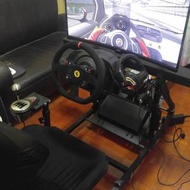 Thrustmaster T300 Ferrari Alcantara Edition + TH8A + 車架 Sim Racing