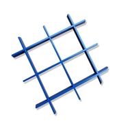 Gril Grid Bergaya Siling Aluminium Siling Grid Digantung Bahan Siling Grid Besi Grid Aluminium Grid 